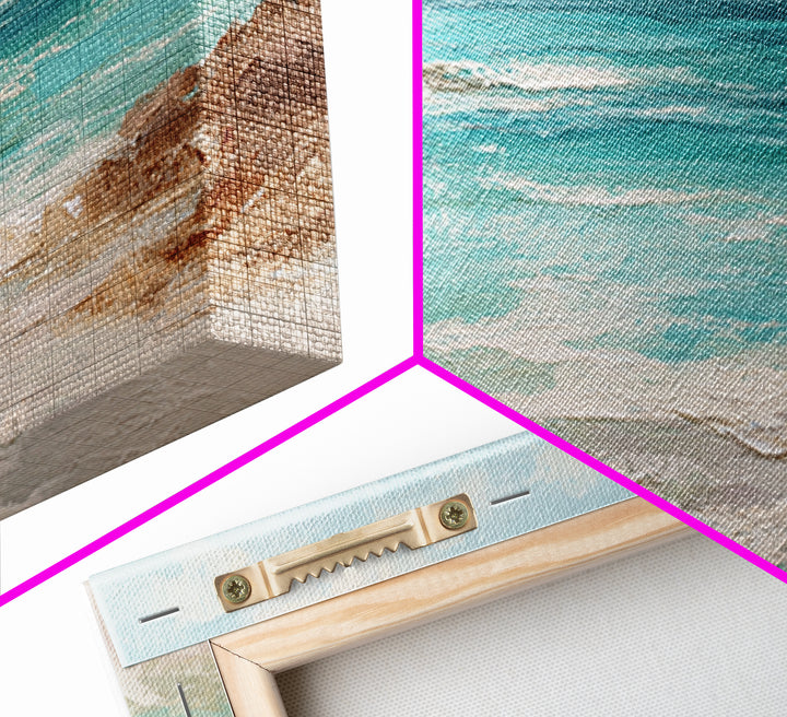 Tropical Lagoon with Turquoise Water Canvas Print, Tropical Art, Modern Decor, Living Room Decor, Fine Art, Tropic, Wall Decor, TRO-3x2-11
