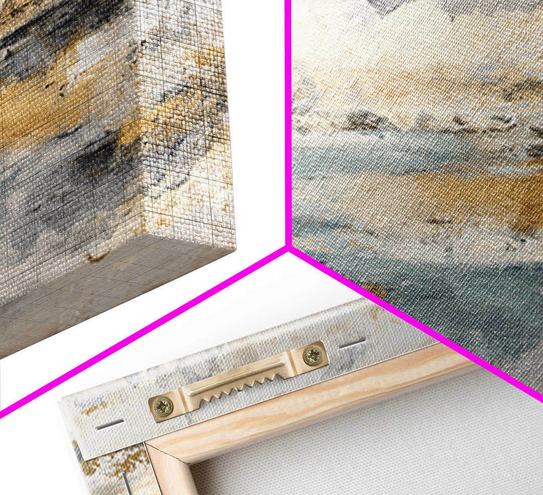 Open Manhole Steam Framed Canvas Print, Urban Art, Minimalist Decor, Living Room Decor, Fine Art, Urban, Textured Wall Art, URB-2x1-37