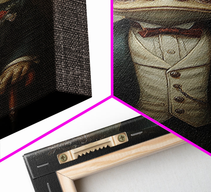 Toad Prince, Victorian Animal Portrait, Halloween Art, Gothic Whimsy Decor, Anthropomorphic Costume Art