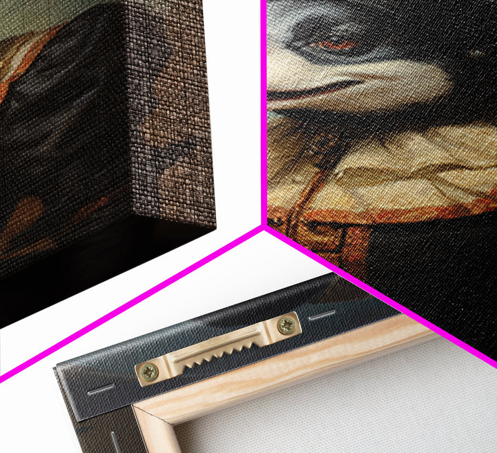Orca Baroness, Victorian Animal Portrait, Halloween Art, Gothic Whimsy Decor, Anthropomorphic Costume Art