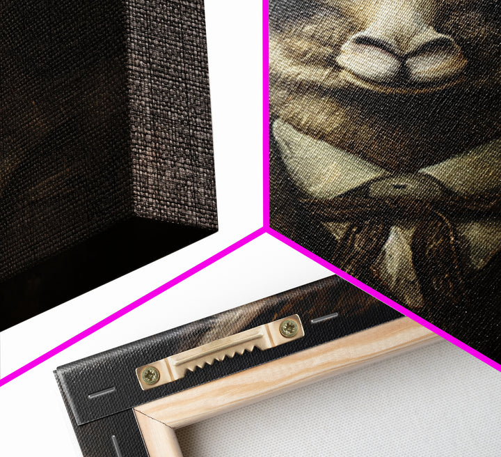 Alpaca Novelist, Victorian Animal Portrait, Halloween Art, Gothic Whimsy Decor, Anthropomorphic Costume Art