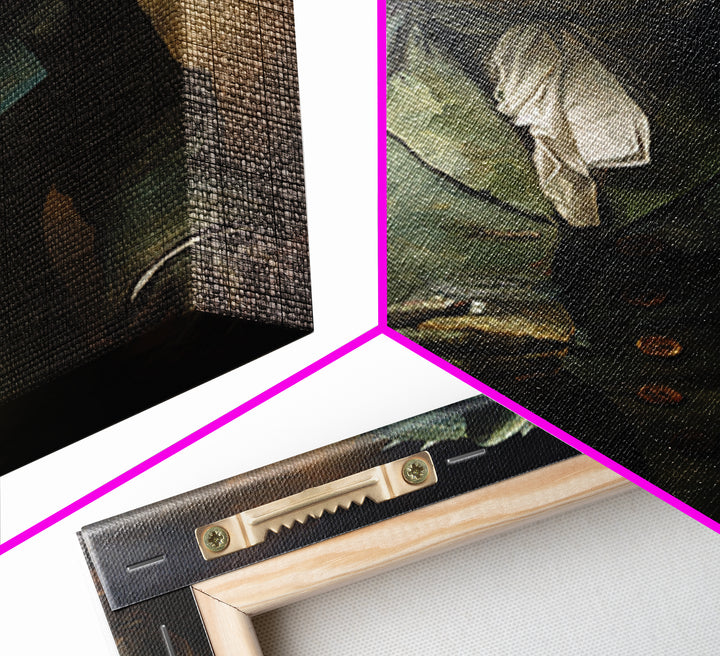 Chameleon Painter, Victorian Animal Portrait, Halloween Art, Gothic Whimsy Decor, Anthropomorphic Costume Art