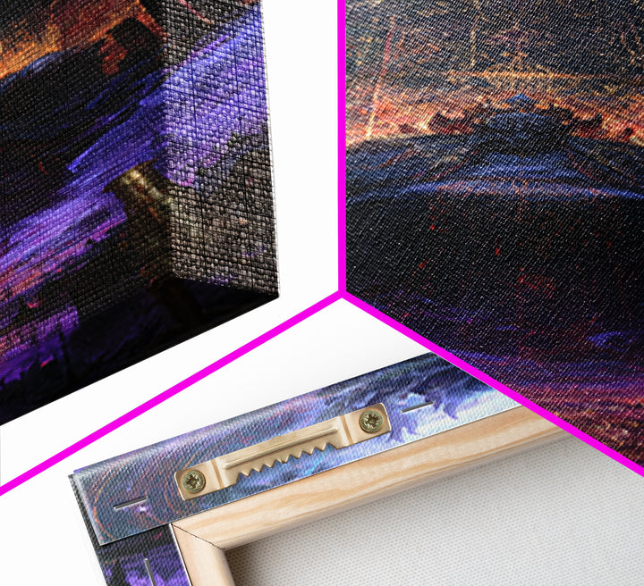 The Dreaming Priest Of The Outer Gate, Dark Academia Wall Art, Tall Narrow Wall Art, Framed Canvas Print, Gothic Wall Decor