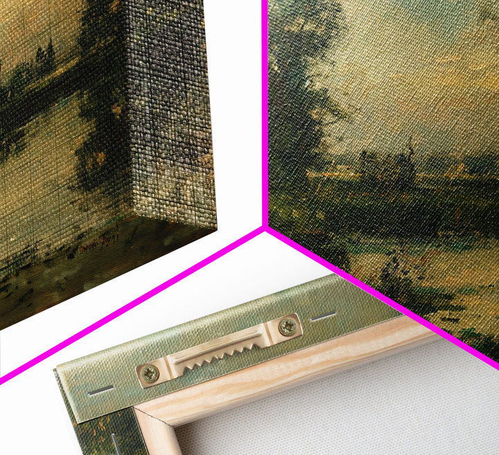 Slightly Scorched Landscape Painting Print | Framed Wall Art Or Metal Print | Home Decor | 40x60 Art | Huge Art | Living Room Decor