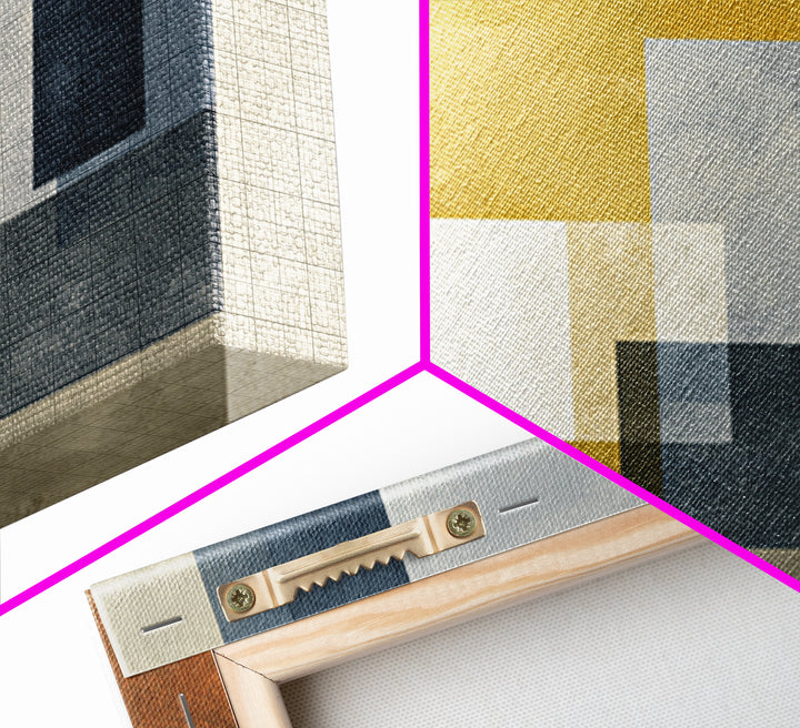 Modern Geometric Composition for Living Spaces Canvas Print, Wall Art, Home Decor, Living Room Decor, Abstract Art, WAL-1x1-4