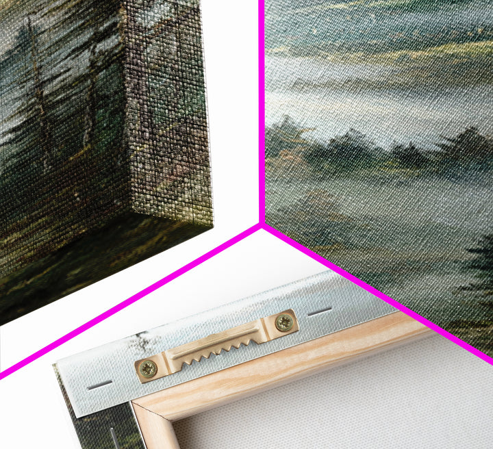 Moody Forest Landscape Canvas Print, Wall Art, Room Decor, Living Room Decor, Fine Art, Printable Wall Art, Wall Hangings, WAL-1x3-94