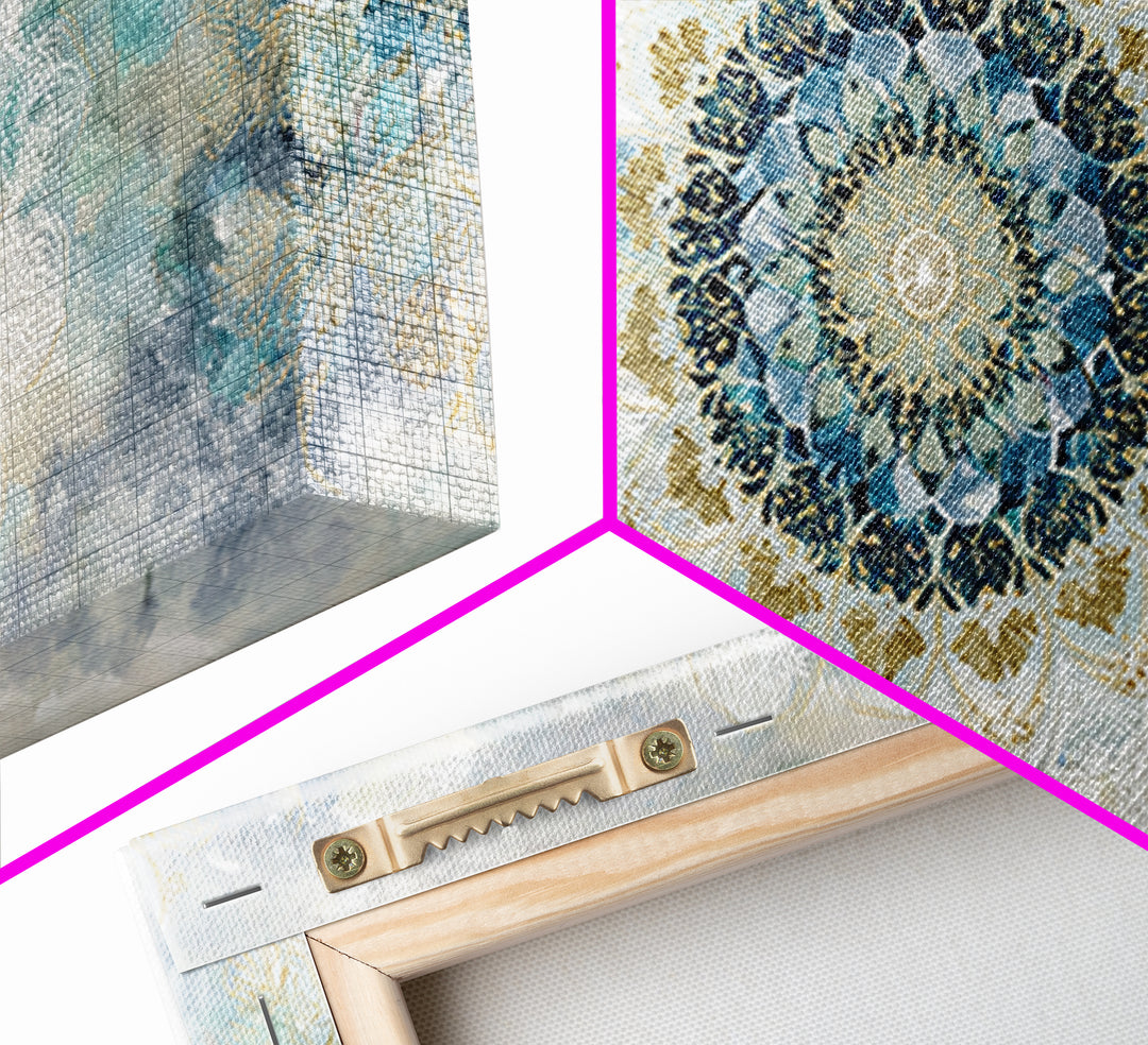 Sacred Geometry Mandala Canvas Print, Wall Art, Art Print, Living Room Decor, Fine Art, Wall Hanging, Home Decor Gift, WAL-2x1-17