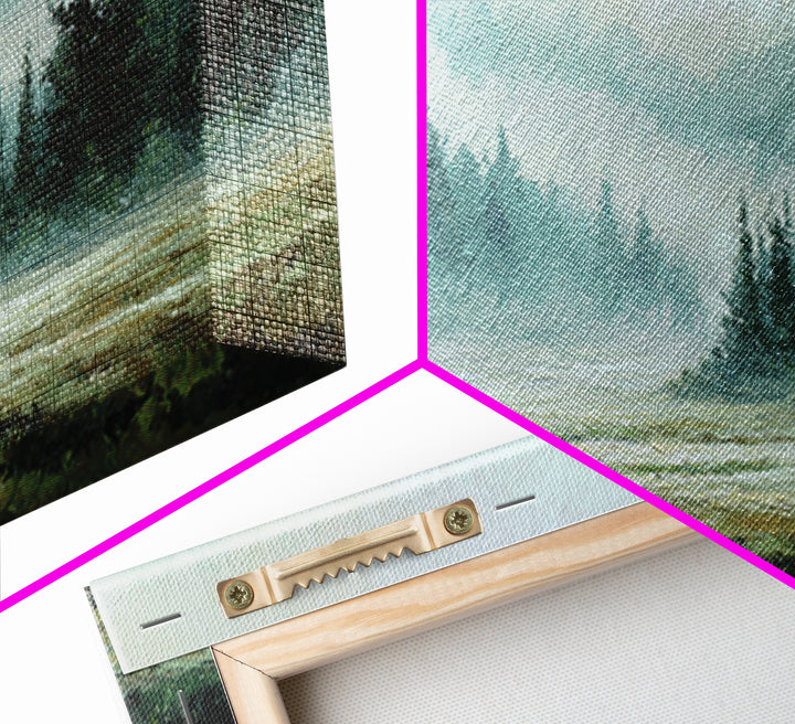 Moody Forest Landscape Canvas Print, Wall Art, Wall Decor, Living Room Decor, Fine Art, Large Wall Art, Art Deco, WAL-2x1-78