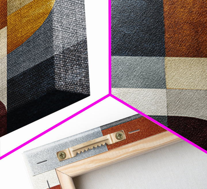 Modern Geometric Composition for Living Spaces Canvas Print, Wall Art, Abstract Wall Art, Living Room Decor, WAL-2x3-36