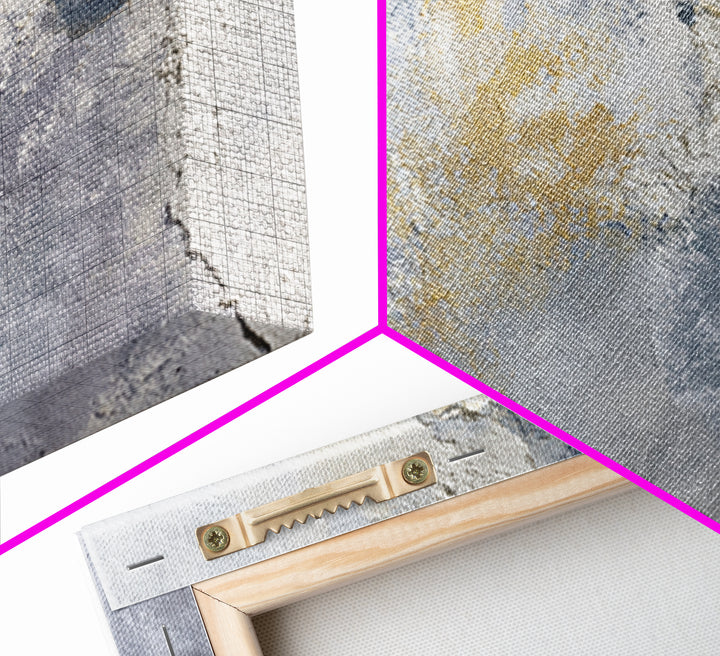 Luxury Neutral Plaster Texture Abstract Canvas Print, Wall Art, Wall Hangings, Living Room Decor, Abstract Art, WAL-3x2-67