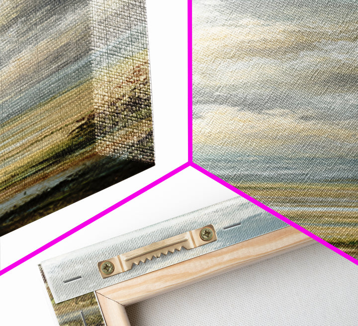 Blush Cloudscape with Dreamy Atmosphere Canvas Print, Wedding Art, Art Print, Living Room Decor, Abstract Art, Romance, WED-1x3-51