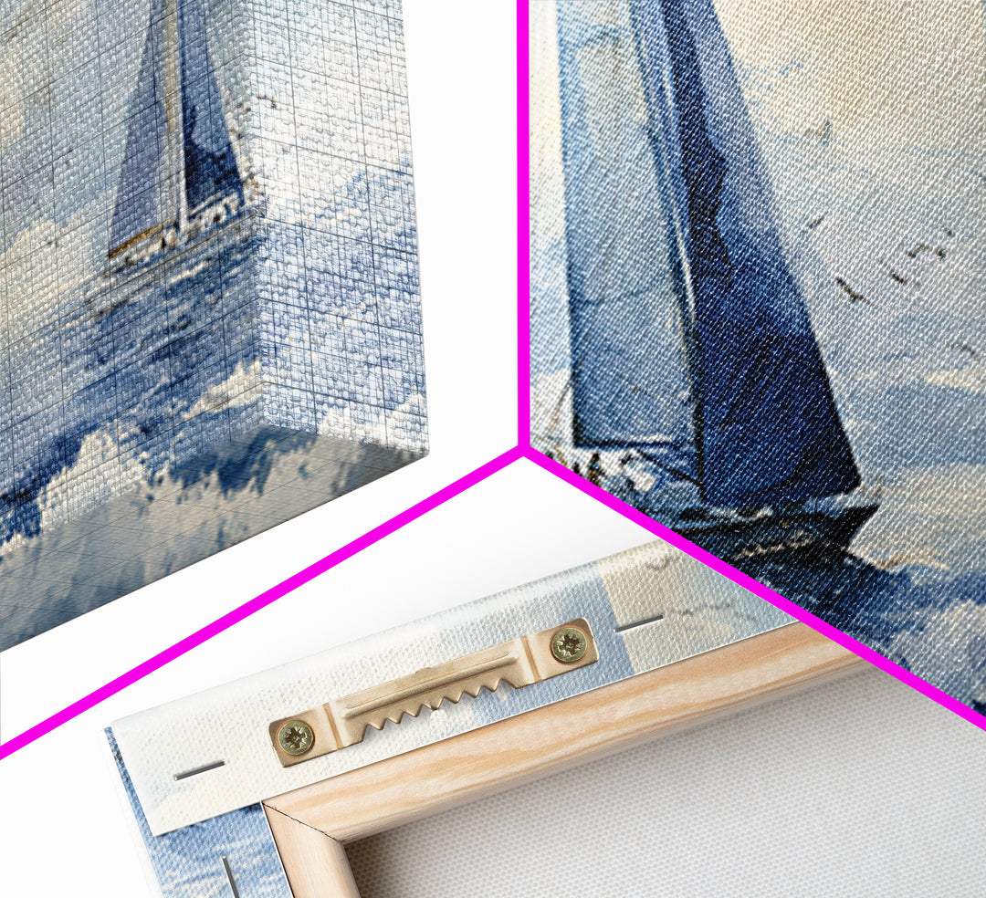 Honeymoon Coastal Sunset Framed Canvas Print, Wedding Art, Statement Artwork, Living Room Decor, Romance, Custom Portrait, WED-2x1-13
