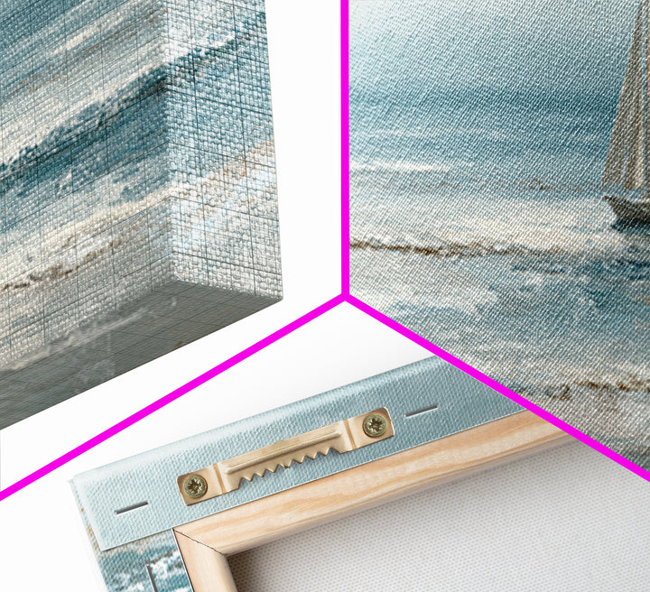 Honeymoon Coastal Sunset Framed Canvas Print, Wedding Art, Statement Artwork, Living Room Decor, Romance, Custom Portrait, WED-2x1-37