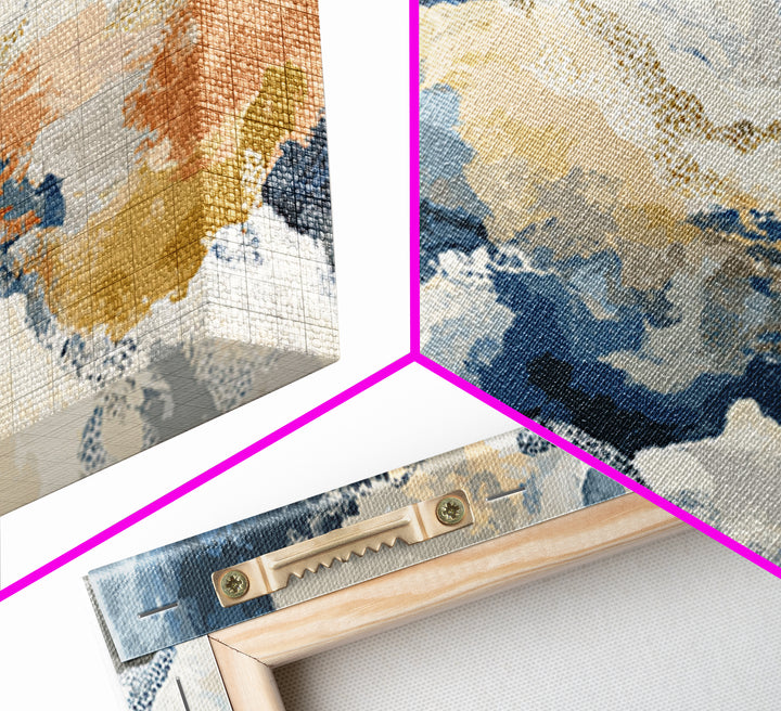 Lace Pattern Ivory Abstraction Canvas Print, Wedding Art, Custom Wedding Gift, Living Room Decor, Abstract Art, Romance, WED-2x1-63