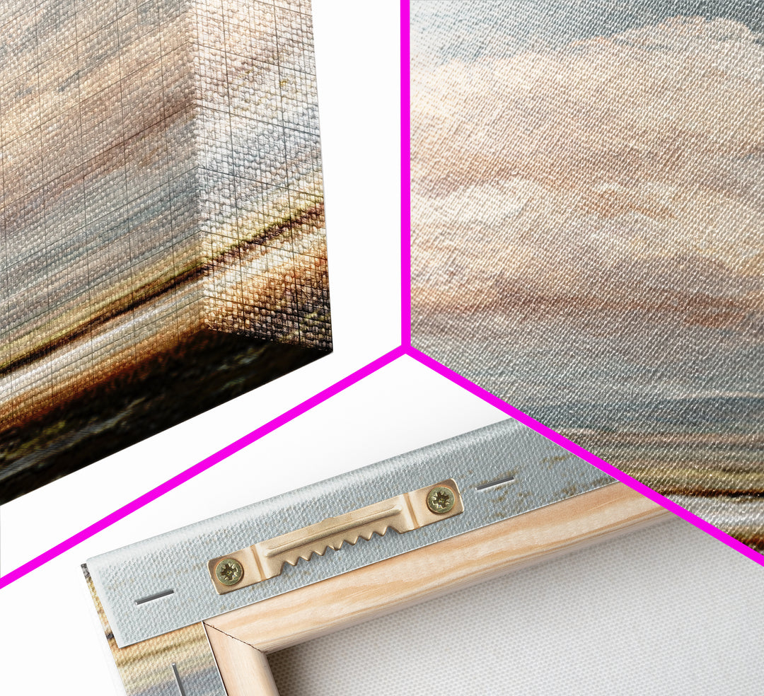 Blush Cloudscape with Dreamy Atmosphere Canvas Print, Wedding Art, Personalized Wedding, Living Room Decor, Fine Art, Romance, WED-2x3-23