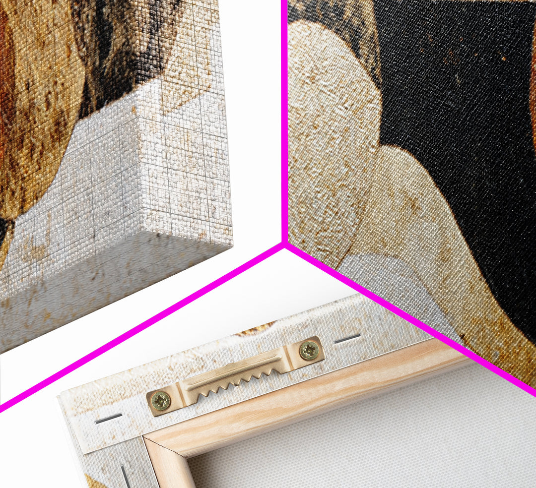 Lace Pattern Ivory Abstraction Framed Canvas Print, Wedding Art, Textured Painting, Living Room Decor, Abstract Art, Romance, WED-3x1-59