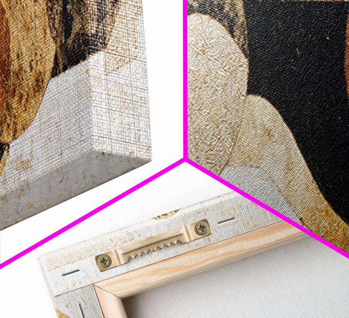 Lace Pattern Ivory Abstraction Framed Canvas Print, Wedding Art, Textured Painting, Living Room Decor, Abstract Art, Romance, WED-3x1-59
