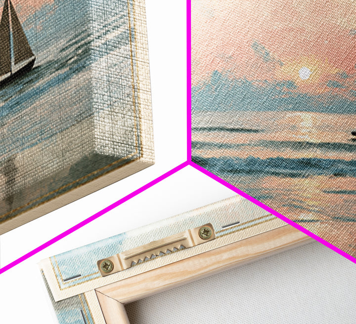 Honeymoon Coastal Sunset Canvas Print, Wedding Art, Printable Art, Living Room Decor, Fine Art, Romance, Beach Wedding, WED-3x2-21