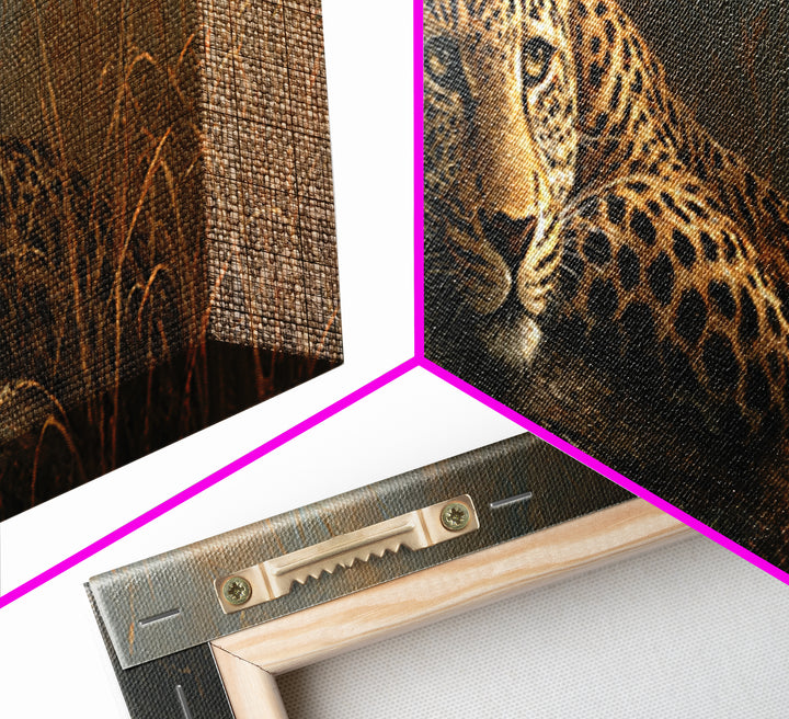 Leopard Resting on Tree Branch Canvas Print, Wildlife Art, Wall Art, Living Room Decor, Watercolor Art, Wild, Modern Wall Art, WIL-3x1-30