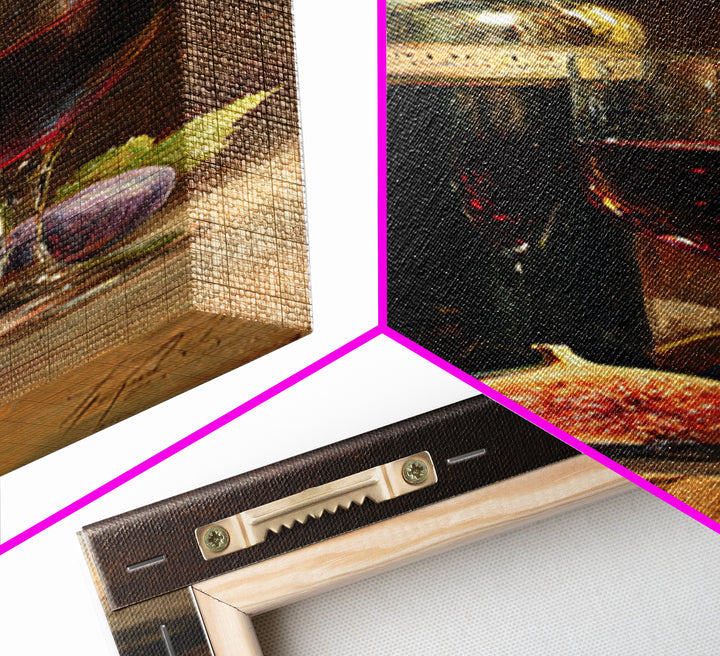 Wine Bottle and Glass Still Life Canvas Print, Winery Art, Gallery Decor, Winery Decor, Fine Art, Vineyard, Wall Art, WIN-1x3-38