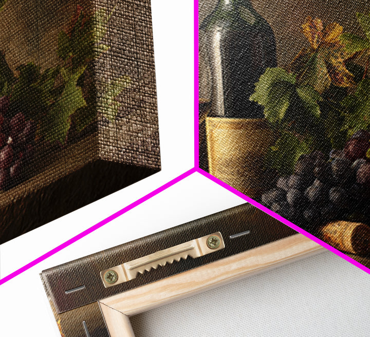 Wine Tasting Flight Rendered as Elegant Still Canvas Print, Winery Art, Wall Art Print, Winery Decor, Fine Art, Vineyard, WIN-3x2-62