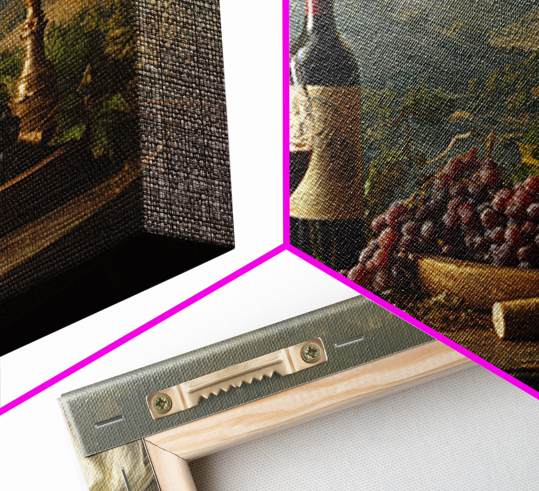 French Vineyard Hills Canvas Print, Winery Art, Art, Winery Decor, Vineyard, Farmhouse Decor, Kitchen Art, Living Room Decor, WIN-3x2-84