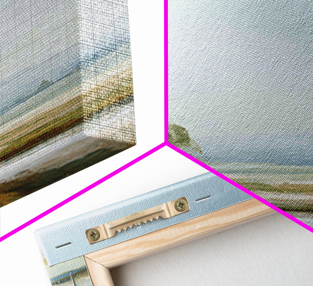 Open Field with Distant Tree Canvas Print, Waiting Room Art, Printable Art, Waiting Room Decor, Calm, Digital Art Print, WRA-1x1-23