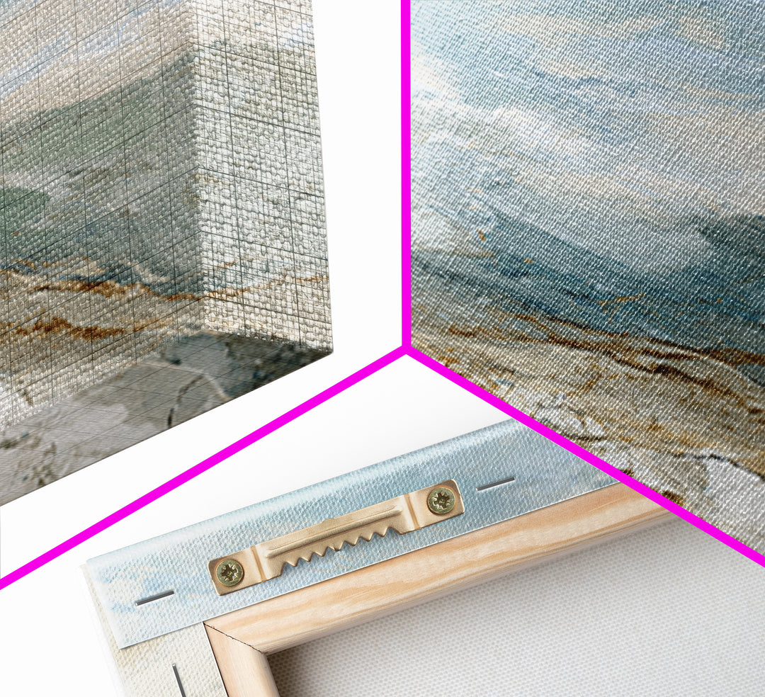 Light Marble Texture Abstract Framed Canvas Print, Waiting Room Art, Dog Wall Art, Waiting Room Decor, Abstract Art, Calm, WRA-1x1-24