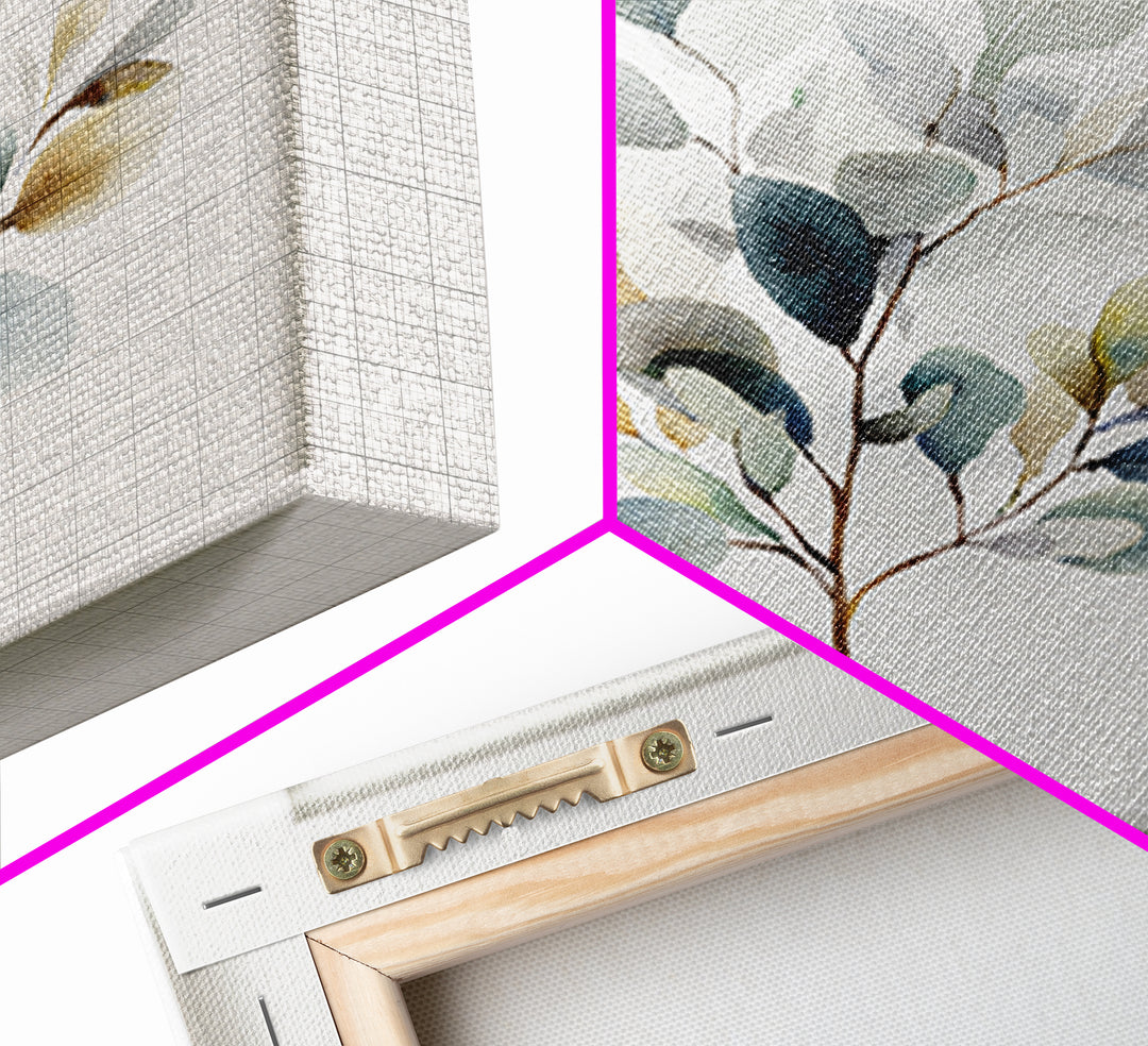Neutral Botanical Branch Canvas Print, Waiting Room Art, Office Wall Art, Waiting Room Decor, Fine Art, Calm, Dental Wall Art, WRA-1x1-3