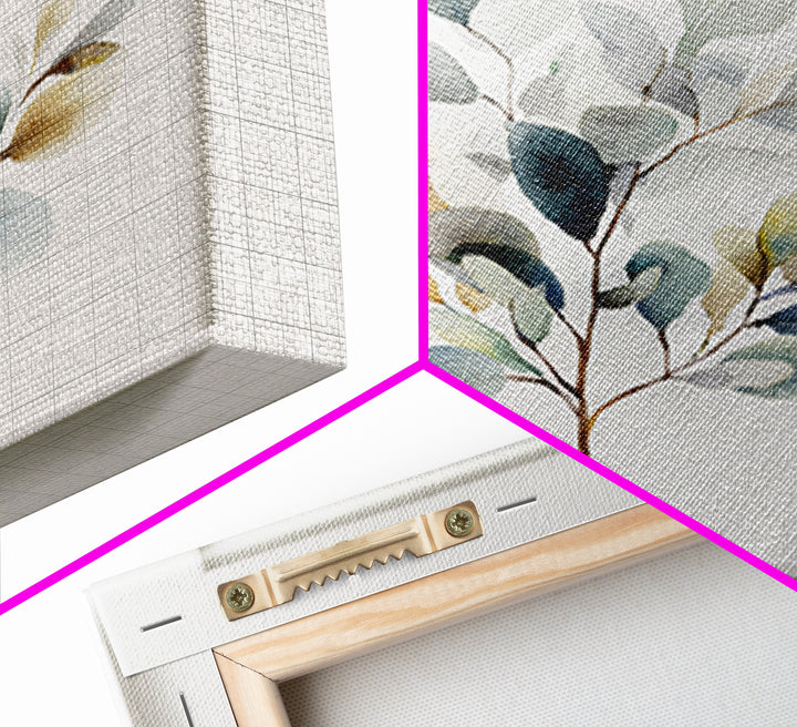 Neutral Botanical Branch Canvas Print, Waiting Room Art, Office Wall Art, Waiting Room Decor, Fine Art, Calm, Dental Wall Art, WRA-1x1-3
