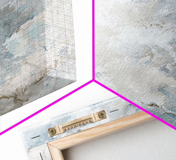 Light Marble Texture Abstract Framed Canvas Print, Waiting Room Art, Art, Waiting Room Decor, Fine Art, Calm, Bauhaus Print, WRA-1x1-48