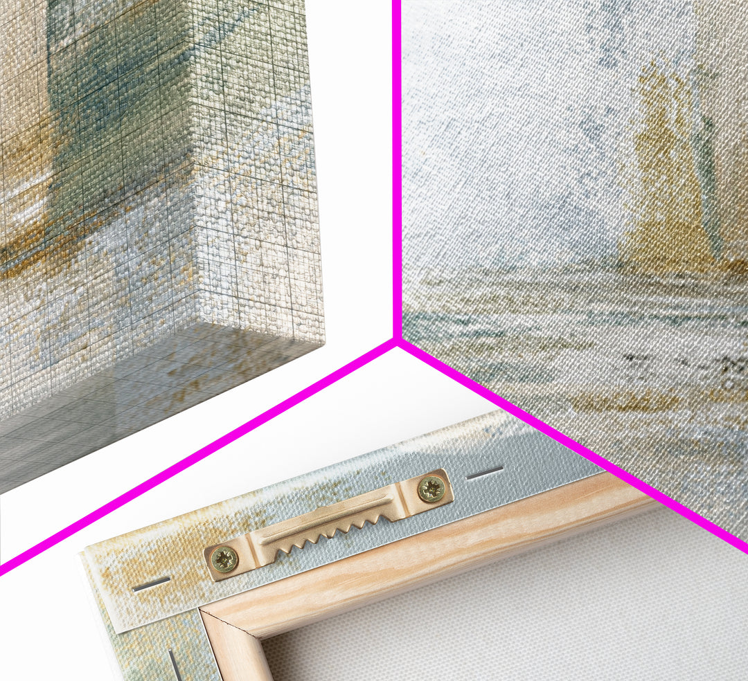 Modern Neutral Arch Abstraction Canvas Print, Waiting Room Art, Neutral Decor, Waiting Room Decor, Abstract Art, Calm, WRA-1x1-69