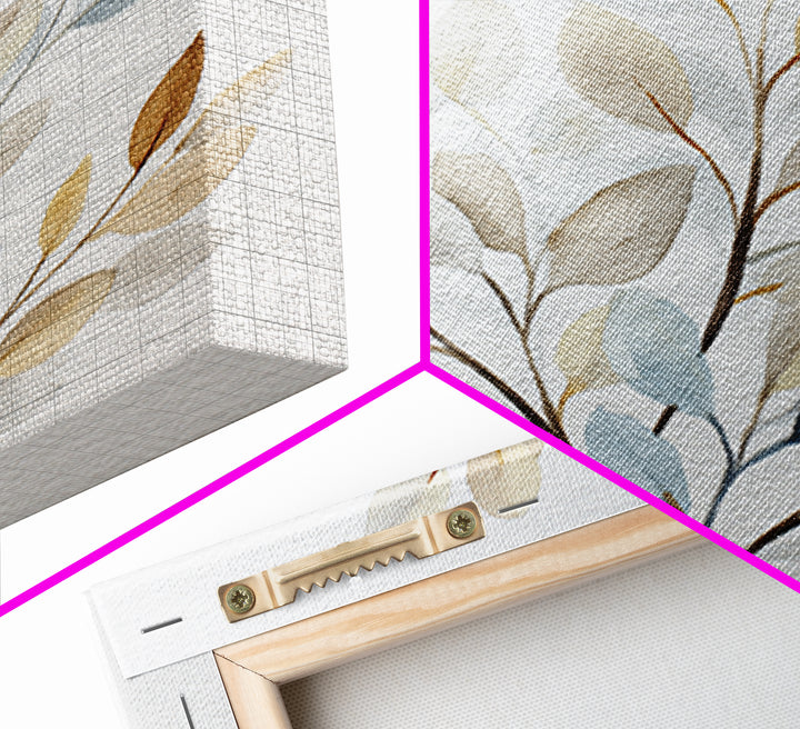Neutral Botanical Branch Canvas Print, Waiting Room Art, Modern Decor, Waiting Room Decor, Fine Art, Calm, Home Decor, WRA-1x1-75