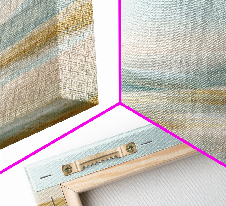 Warm Desert Sunrise Canvas Print, Waiting Room Art, Boho Decor, Waiting Room Decor, Oil Painting, Calm, Printable Wall Art, WRA-1x1-85