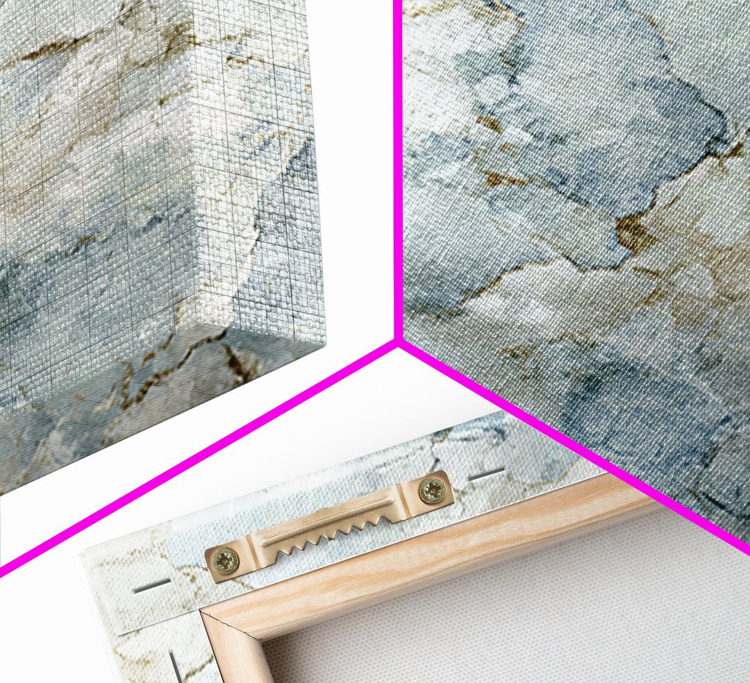 Light Marble Texture Abstract Framed Canvas Print, Waiting Room Art, Printable Wall Art, Waiting Room Decor, Abstract Art, Calm, WRA-1x1-96