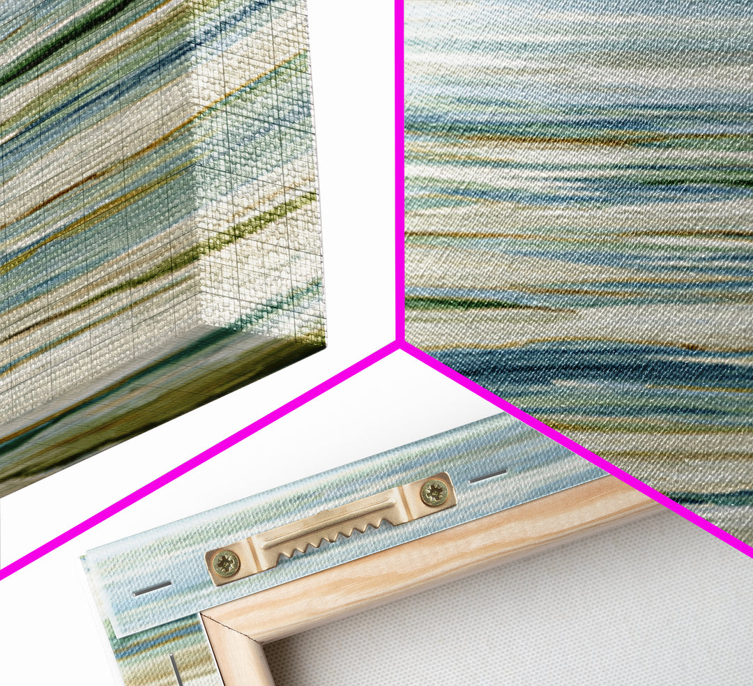Soft Abstract Waves Canvas Print, Waiting Room Art, Therapy Office Decor, Waiting Room Decor, Fine Art, Calm, Art Print, WRA-1x3-14