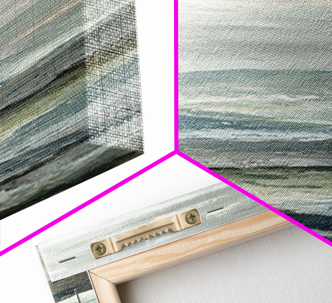 Simple Mountain Layers Canvas Print, Waiting Room Art, Dog Wall Art, Waiting Room Decor, Calm, Boho Decor, Luxury Decor, WRA-1x3-2