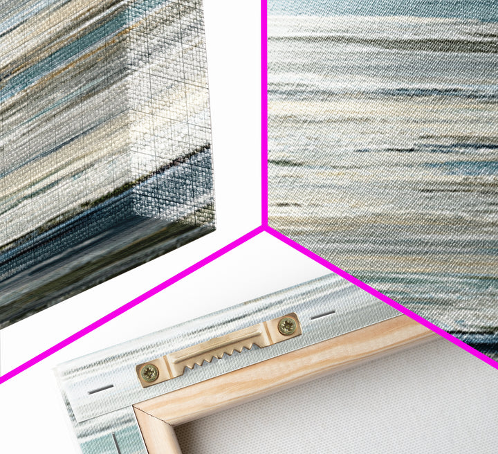 Simple Mountain Layers Framed Canvas Print, Waiting Room Art, Fine Art, Waiting Room Decor, Calm, Minimalist Decor, WRA-1x3-50