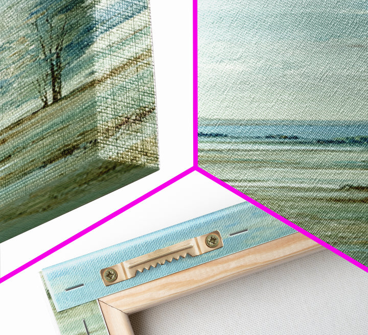 Open Field with Distant Tree Framed Canvas Print, Waiting Room Art, Gallery Wall Art, Waiting Room Decor, Fine Art, Calm, WRA-1x3-83