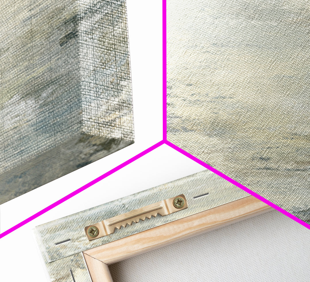 Light Marble Texture Abstract Framed Canvas Print, Waiting Room Art, Printable Art, Waiting Room Decor, Fine Art, Calm, WRA-1x3-84