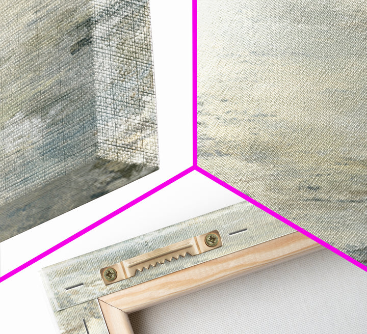Light Marble Texture Abstract Framed Canvas Print, Waiting Room Art, Printable Art, Waiting Room Decor, Fine Art, Calm, WRA-1x3-84