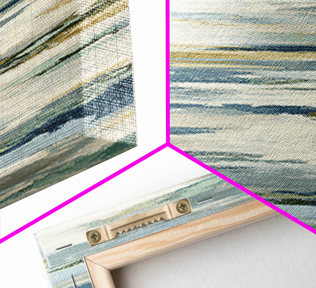 Soft Abstract Waves Canvas Print, Waiting Room Art, Luxury Decor, Waiting Room Decor, Abstract Art, Calm, Original Art, WRA-1x3-86