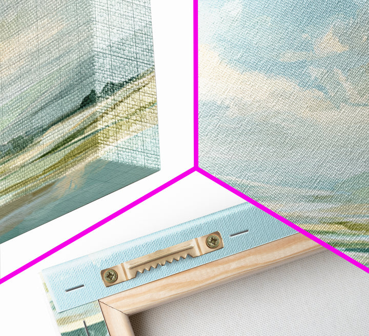 Calming Landscape with Open Sky and Gentle Canvas Print, Waiting Room Art, Wall Art, Waiting Room Decor, Fine Art, Calm, WRA-2x1-21
