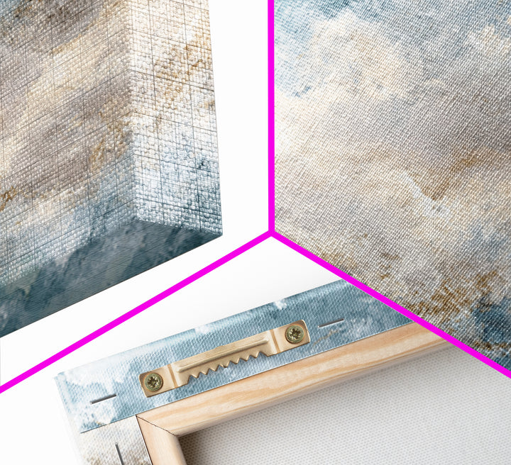 Light Marble Texture Abstract Canvas Print, Waiting Room Art, Textured Painting, Waiting Room Decor, Calm, Printable Art, WRA-2x1-44