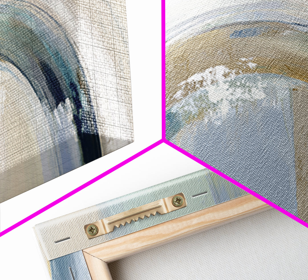 Modern Neutral Arch Abstraction Canvas Print, Waiting Room Art, Wall Sculpture, Waiting Room Decor, Calm, Dog Wall Art, WRA-2x1-89