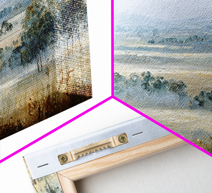 Open Field with Distant Tree Framed Canvas Print, Waiting Room Art, Abstract Art, Waiting Room Decor, Fine Art, Calm, WRA-2x1-91
