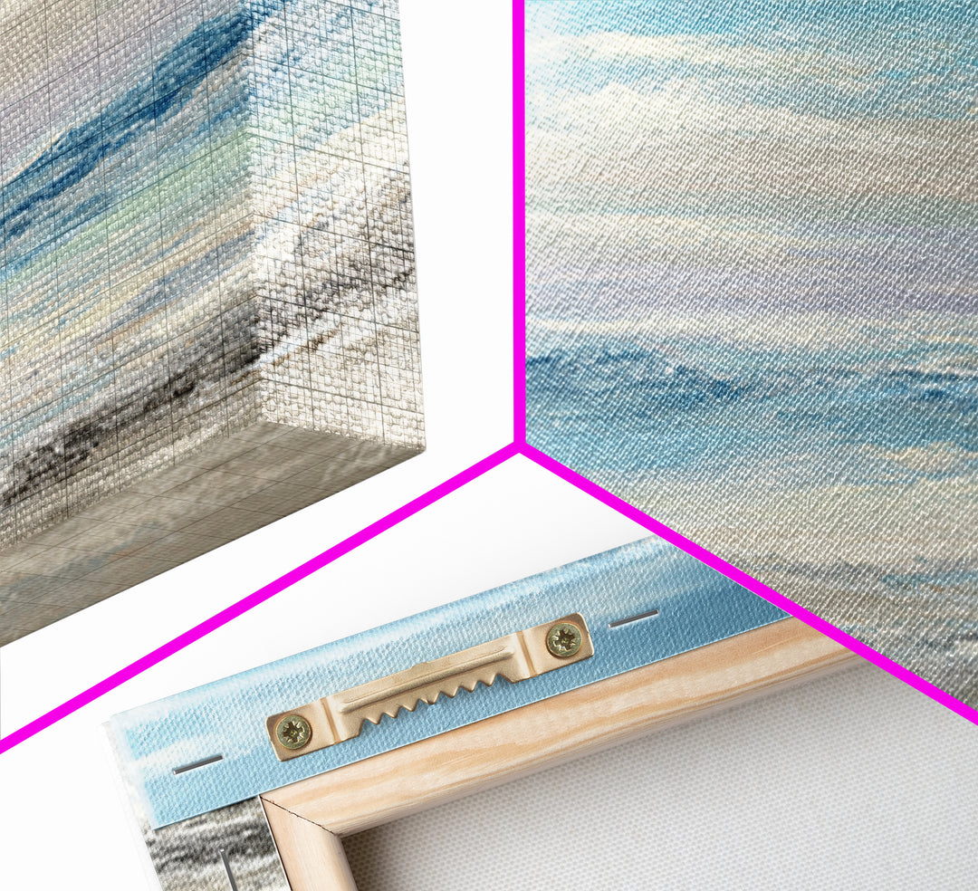 Calming Landscape with Open Sky and Gentle Canvas Print, Waiting Room Art, Living Room Wall Art, Waiting Room Decor, Calm, WRA-2x1-93