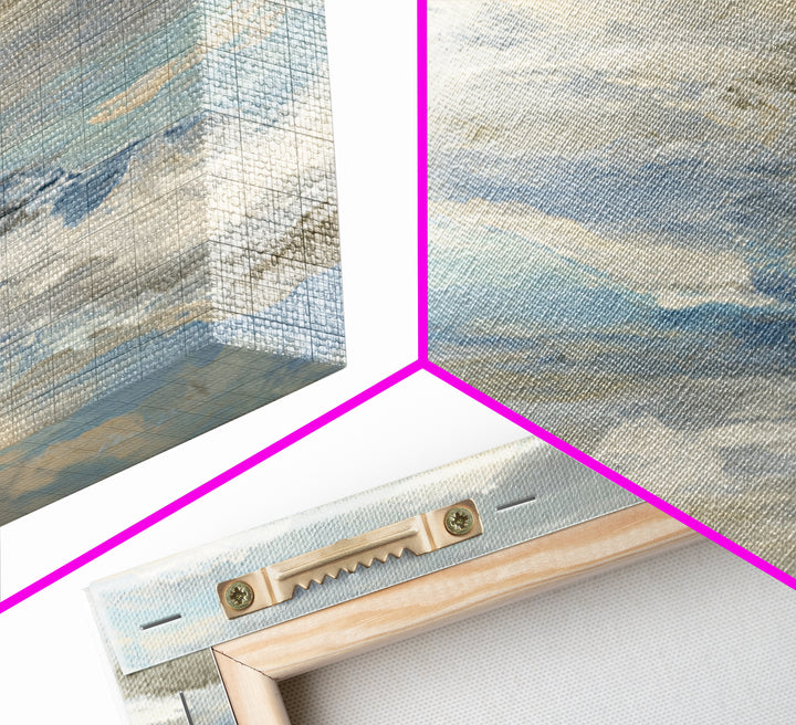 Soft Abstract Waves Canvas Print, Waiting Room Art, Wall Decor, Waiting Room Decor, Fine Art, Calm, Minimalist Wall Art, WRA-2x1-94
