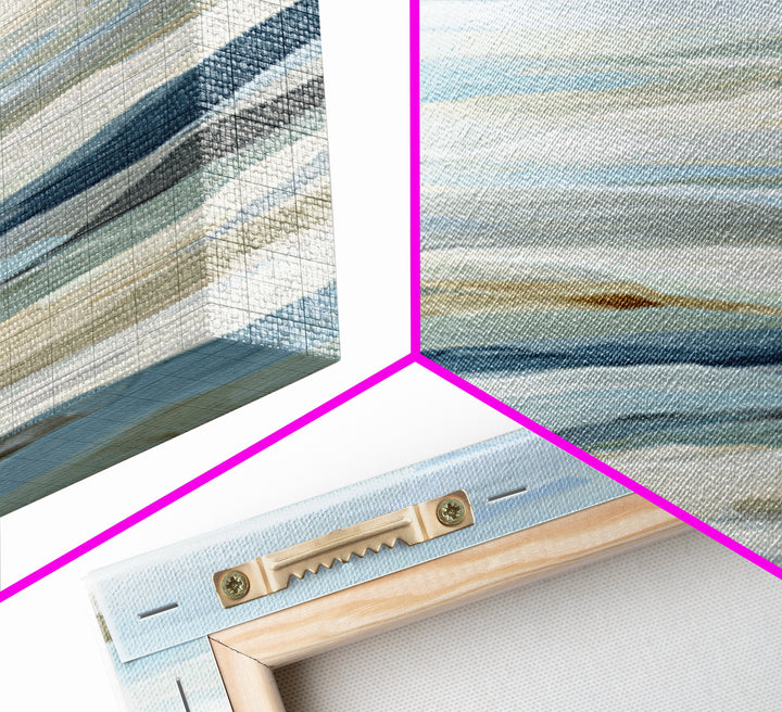 Soft Abstract Waves Canvas Print, Waiting Room Art, Luxury Decor, Waiting Room Decor, Abstract Art, Calm, Original Art, WRA-2x3-10