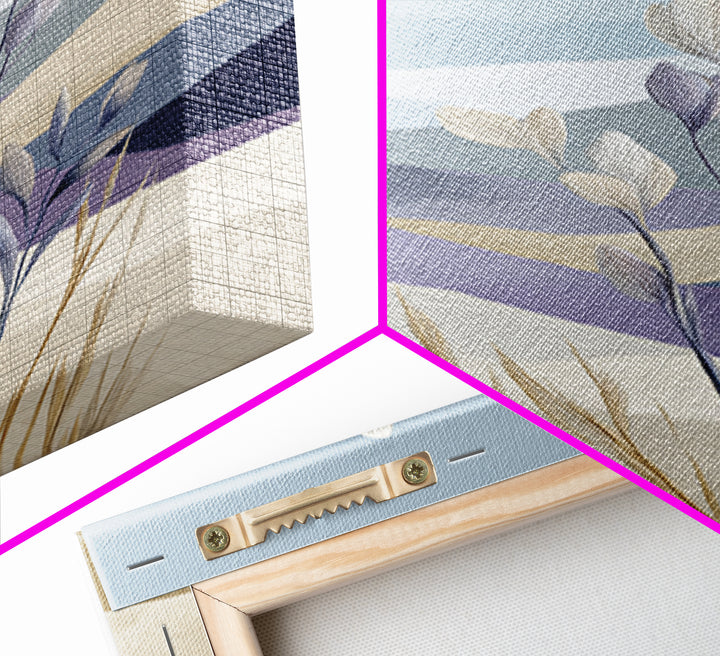 Soft Lavender Botanical Still Life Framed Canvas Print, Waiting Room Art, Art Print, Waiting Room Decor, Watercolor Art, Calm, WRA-2x3-100